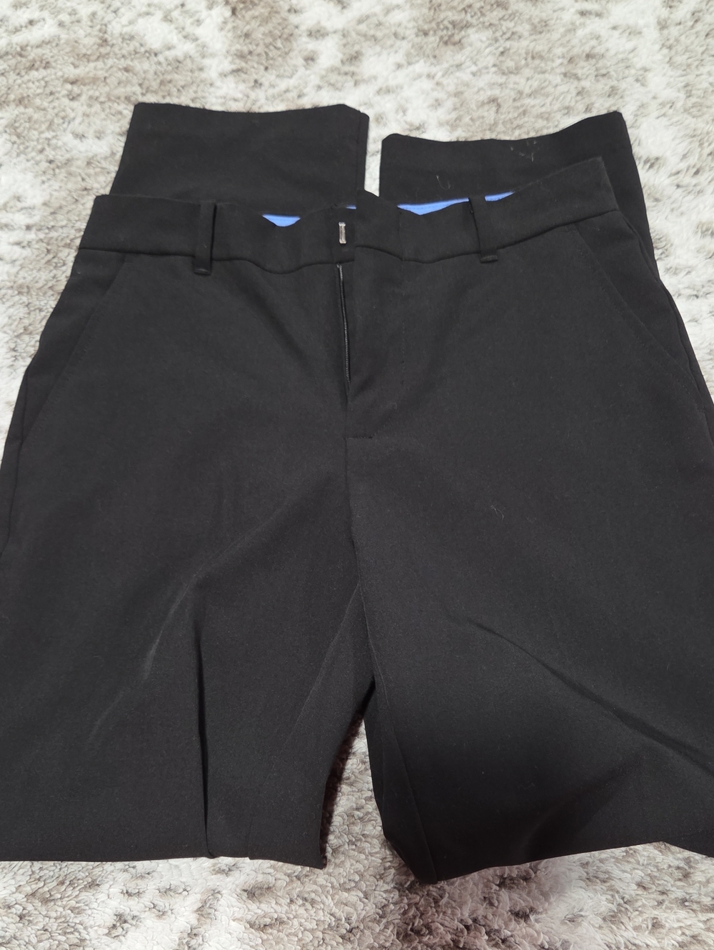 Kids Black Dress Pants - Classic Straight Fit
